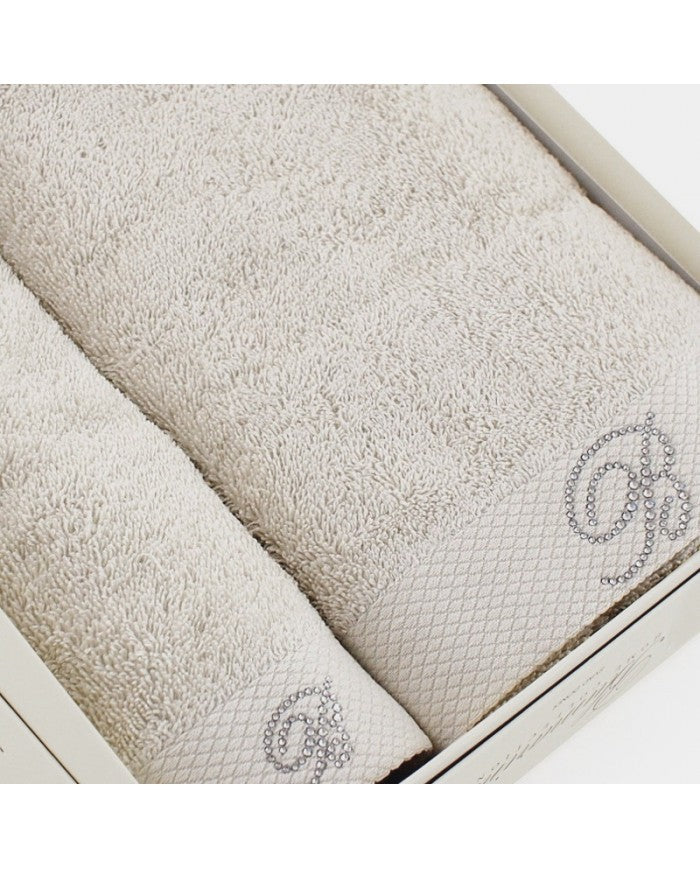 Coppia Asciugamano + Ospite Benessere - Blumarine