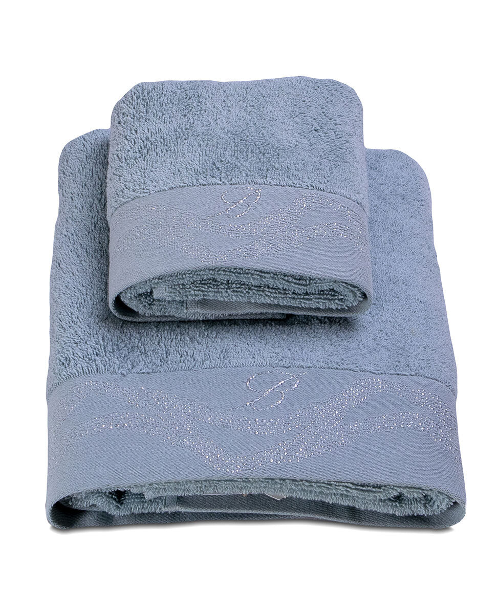 Coppia Asciugamano + Ospite Crystelle - Blumarine - Marino Corredi