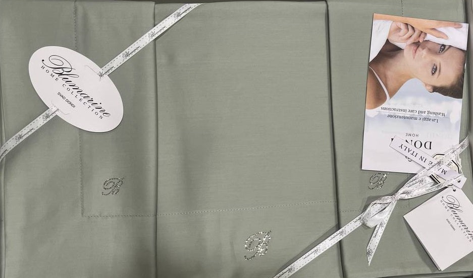 Completo Lenzuola di Raso di Puro Cotone Lory - Blumarine