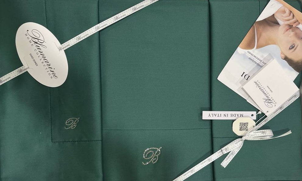 Completo Lenzuola di Raso di Puro Cotone Lory - Blumarine
