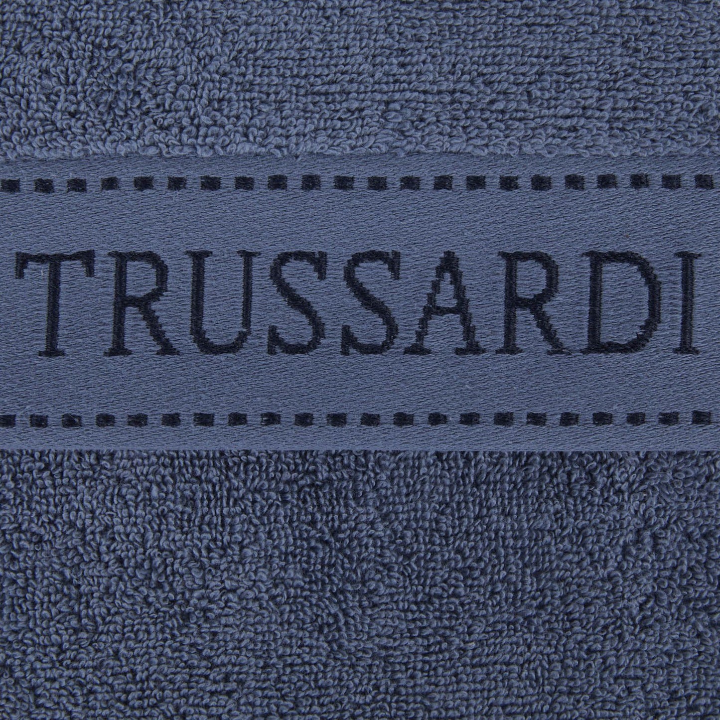 Coppia Asciugamano Ospite Ribbon Trussardi Marino Corredi biancheria per la casa biancheria casa