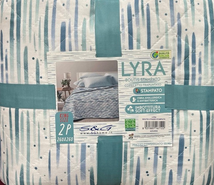 Copriletto Trapuntato Quilt Lyra - SG Centrotex