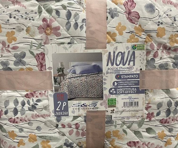 Copriletto Trapuntato Quilt Nova - SG Centrotex