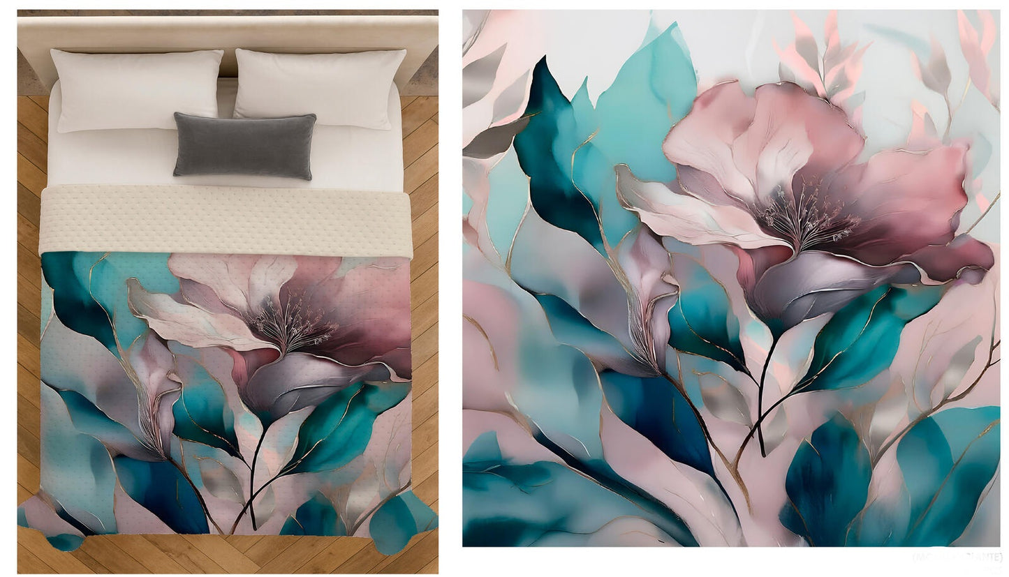 Quilt Trapuntato Digital Decoration - Lovely Home