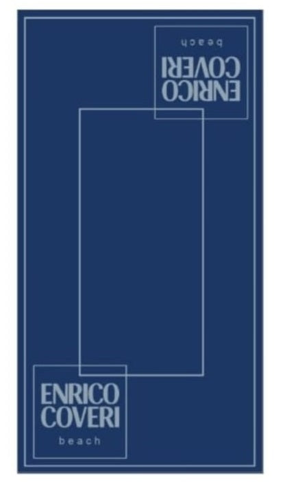 Telo Mare Jacquard Logato Enrico Coveri Marino Corredi biancheria per la casa biancheria casa blu