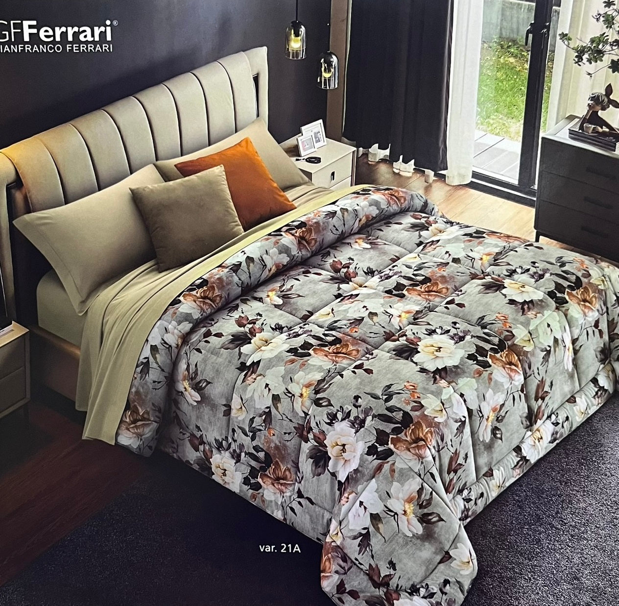 Одеяло с цветами Ferraruccia - GFFerrari