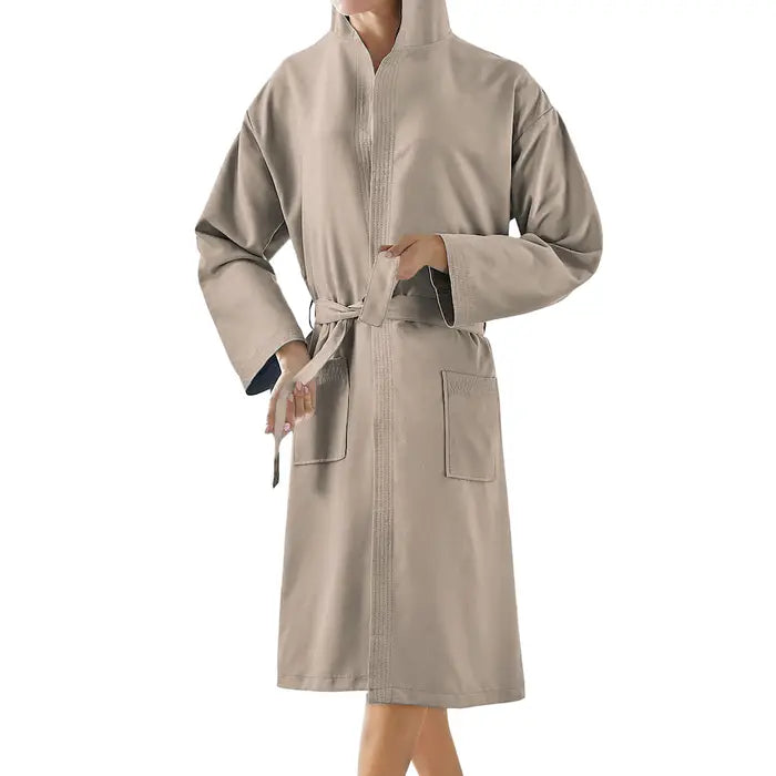 Microfiber Fitness Bathrobe - Antica Tessitura Italiana