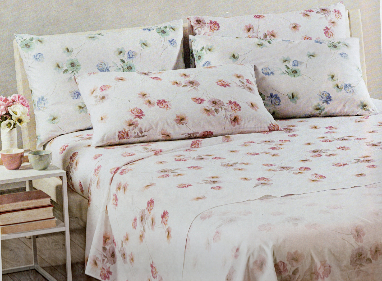 Completo Lenzuola Flores - Caleffi