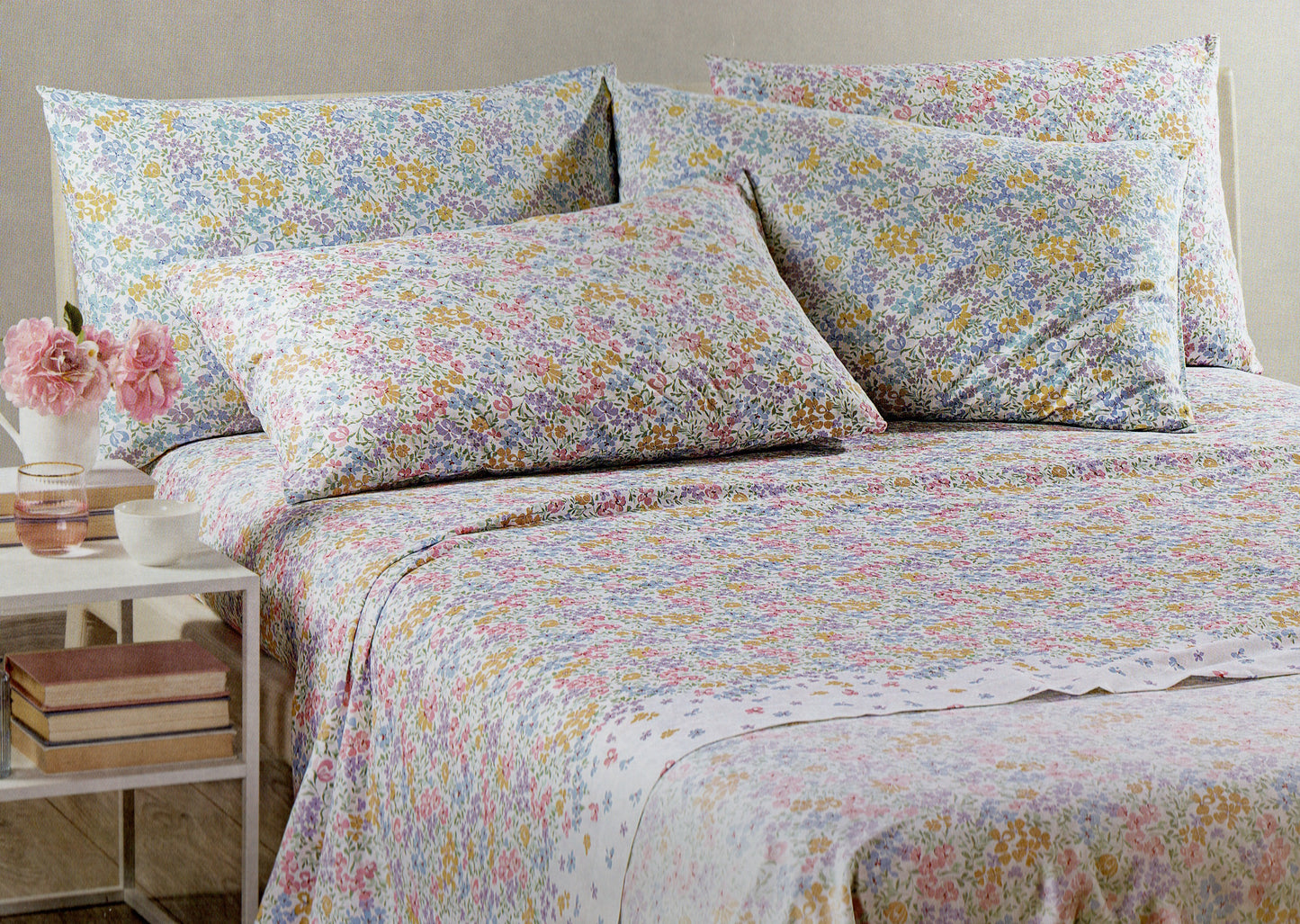 Completo Lenzuola Garden - Caleffi