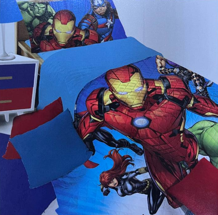 Copriletto Trapuntato Quilt Avengers - Hermet